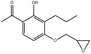 1-[2-HYDROXY-4-(OXIRAN-2-YLMETHOXY)-3-PROPYLPHENYL]ETHAN-1-ONE