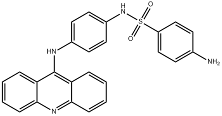 N-[4-[(Acridine-9-yl)amino]phenyl]-4-aminobenzenesulfonamide Struktur