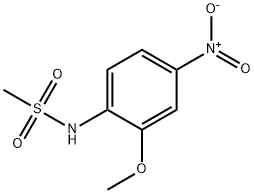 N-(2-METHOXY-4-NITRO-PHENYL)-METHANESULFONAMIDE,57164-98-4,结构式