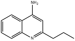 4-氨基-2-丙基喹啉 结构式