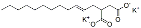 dipotassium dodec-2-enylsuccinate Structure