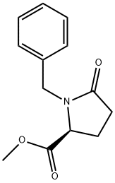 (S)-METHYL 1-BENZYL-5-OXOPYRROLIDINE-2-CARBOXYLATE Structure