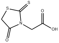 Rhodanine-3-acetic acid Struktur