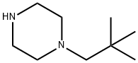 1-(2,2-ジメチルプロピル)ピペラジン 化学構造式
