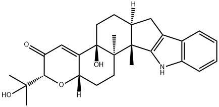 蕈青霉素 结构式