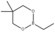 2-Ethyl-5,5-dimethyl-1,3,2-dioxaborinane, 57186-59-1, 结构式