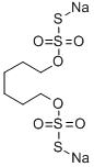 ヘキサメチレン-1,6-ビス(チオ硫酸ナトリウム)水和物 化学構造式