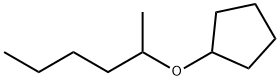 Cyclopentane, [(1-methylpentyl)oxy]- (9CI) Structure