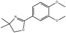 2-(3,4-DIMETHOXYPHENYL)-4,4-DIMETHYL-4,5-DIHYDRO-1,3-OXAZOLE Structure
