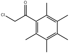 2-氯-1-(2,3,4,5,6-五甲基苯基)-1-乙酮, 57196-63-1, 结构式