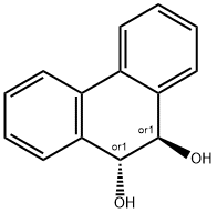 TRANS-9,10-DIHYDROXY-9,10-DIHYDROPHENANTHRENE Struktur