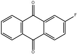 2-Fluoroanthraquinone Struktur