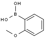 2-Methoxyphenylboronic acid Struktur