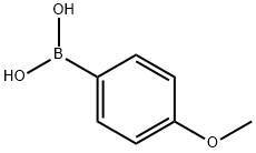 4-Methoxyphenylboronic acid Struktur