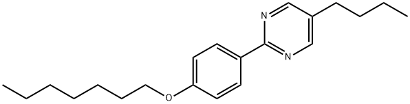 5-BUTYL-2-(4-HEPTYLOXY-PHENYL)-PYRIMIDINE Structure