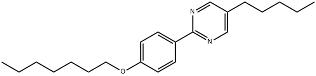 2-[4-(Heptyloxy)-phenyl]-5-octylpyrimidine Struktur