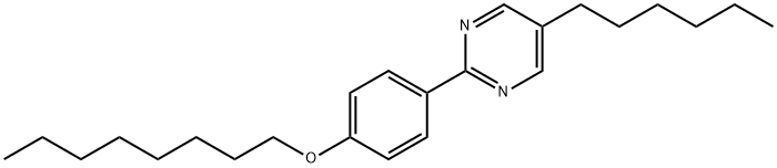 5-n-Hexyl-2-[4-(n-octyloxy)phenyl]pyrimidine Structure