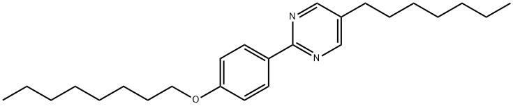 5-ヘプチル-2-(4-オクチルオキシフェニル)ピリミジン 化学構造式