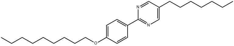 5-庚基-2-(4-壬氧基苯基)-嘧啶, 57202-40-1, 结构式