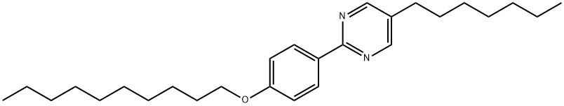 2-[4-(Decyloxy)-phenyl]-5-heptylpyrimidine Structure
