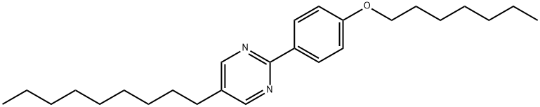 2-(4-HEPTYLOXYPHENYL)-5-NONYLPYRIMIDINE Structure