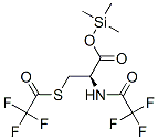 N,S-Bis(trifluoroacetyl)-L-cysteine trimethylsilyl ester Structure