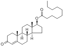 癸酸睾丸素,5721-91-5,结构式