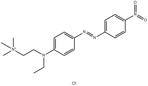 [2-[ethyl[4-[(4-nitrophenyl)azo]phenyl]amino]ethyl]trimethylammonium chloride Struktur