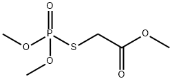 [(ジメトキシホスフィニル)チオ]酢酸メチル 化学構造式