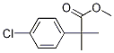 2-(4-クロロフェニル)-2-メチルプロパン酸メチル 化学構造式