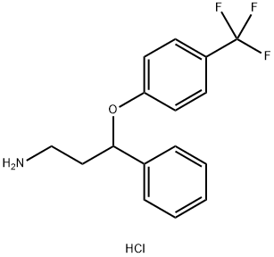 ノルフルオキセチン塩酸塩 化学構造式