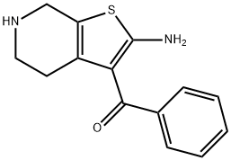 Methanone, (2-amino-4,5,6,7-tetrahydrothieno[2,3-c]pyridin-3-yl)phenyl- (9CI) Struktur