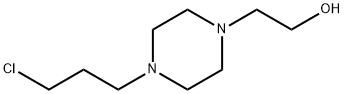 N1-γ-氯丙基-N4-β-羟乙基哌嗪, 57227-28-8, 结构式