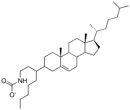 3-cholesteryl-N-octylcarbamate Struktur