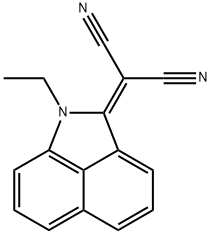 [1-ethylbenz[cd]indol-2(1H)-ylidene]malononitrile Structure