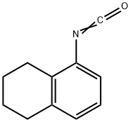 1-ISOCYANATO-5 6 7 8-TETRAHYDRONAPHTHAL& Struktur