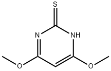 2-Mercapto-4,6-dimethoxypyrimidine Structure