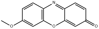 7-メトキシ-3H-フェノキサジン-3-オン 化学構造式