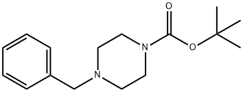 4-ベンジルピペラジン-1-カルボン酸TERT-ブチル 化学構造式