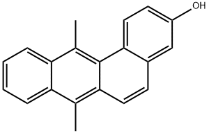 7,12-ジメチルベンゾ[a]アントラセン-3-オール 化学構造式