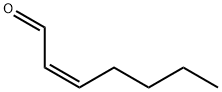 2-Heptenal, 57266-86-1, 结构式