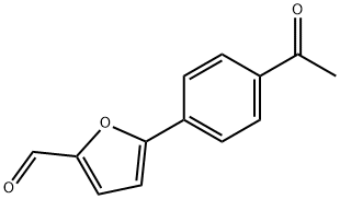 5-(4-ACETYL-PHENYL)-FURAN-2-CARBALDEHYDE Structure