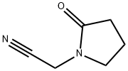2-氧代-1-吡咯烷乙腈 结构式