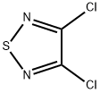 3,4-ジクロロ-1,2,5-チアジアゾール 化学構造式