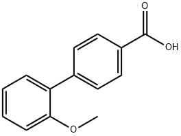 2'-メトキシビフェニル-4-カルボン酸 化学構造式