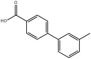 3'-メチルビフェニル-4-カルボン酸 化学構造式
