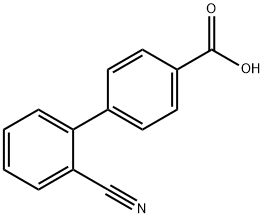 4-(2-Cyanophenyl)benzoic acid, 5728-44-9, 结构式
