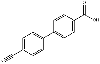 4'-CYANO-BIPHENYL-4-CARBOXYLIC ACID 结构式