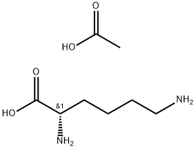L-リシン·酢酸 化学構造式
