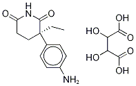S-(-)-AMinoglutethiMide D-Tartrate Salt Struktur